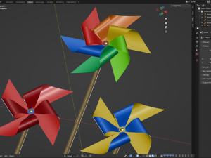 Pinwheel 3D-Modell