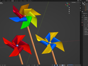 Pinwheel 3D-Modell