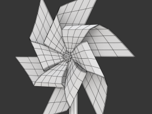 Pinwheel 3D-Modell