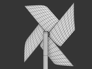 Pinwheel 3D-Modell