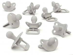 Pacifier Set 3D Model