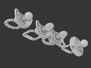 Pacifier Set 3D Model