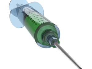 Disposable Syringe 3D Model