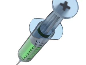 Disposable Syringe 3D Model