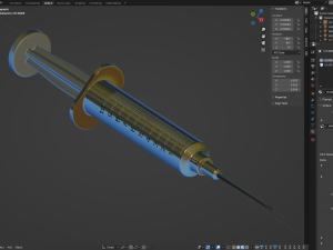 Disposable Syringe Modelo 3D
