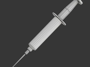 Disposable Syringe 3D Model