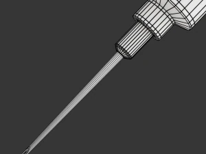 Disposable Syringe 3D Model