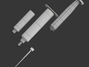 Disposable Syringe Modelo 3D