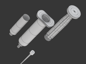 Disposable Syringe Modelo 3D