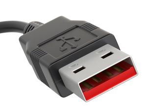 USB plug type A 3D Model