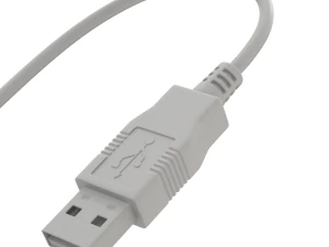 USB plug type A 3D Model