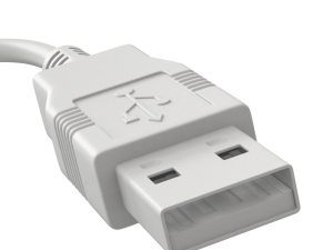 USB plug type A 3D Model