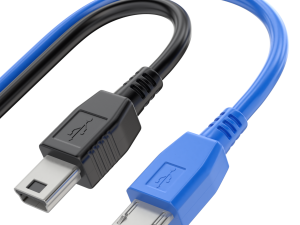 Mini USB type B and micro USB type B 3D 模型
