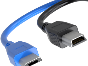 Mini USB type B and micro USB type B 3D Model