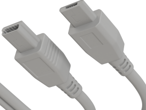 Mini USB type B and micro USB type B 3D Model