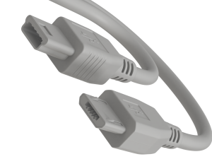 Mini USB type B and micro USB type B 3D Model