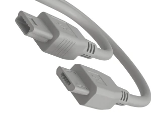Mini USB type B and micro USB type B 3D Model