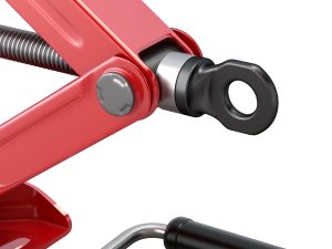 Scissor Jack with Car Wheel Modelo 3D