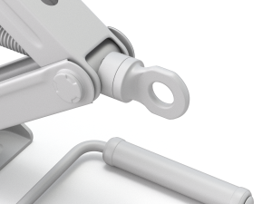 Scissor Jack with Car Wheel Modelo 3D
