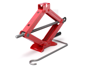 Scissor Jack with Car Wheel Modelo 3D