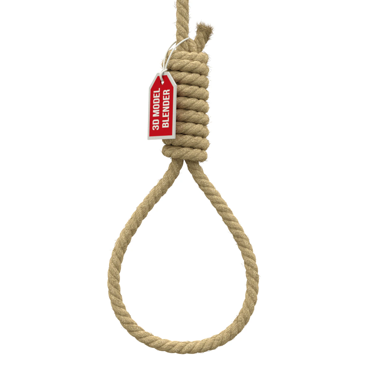 Noose 3D Model .c4d .max .obj .3ds .fbx .stl .blend 