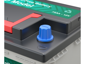 Car Battery Model 3D