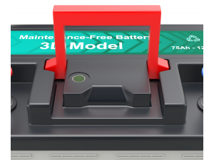 Car Battery Model 3D