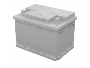 Car Battery Model 3D