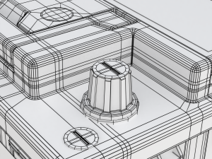 Car Battery Model 3D