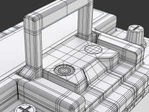 Car Battery Model 3D