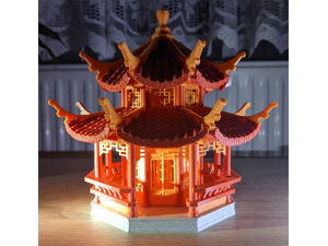 Printable Pagoda Model do druku 3D