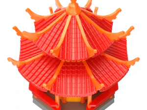 Pagode para impress&atilde;o Modelo de Impressão 3D