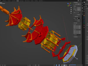 Pagode para impress&atilde;o Modelo de Impressão 3D