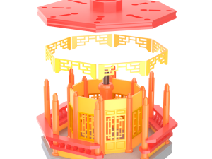 Printable Pagoda Model do druku 3D
