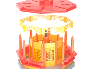 Pagode para impress&atilde;o Modelo de Impressão 3D