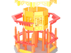 Pagode para impress&atilde;o Modelo de Impressão 3D