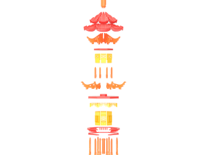 Printable Pagoda Model do druku 3D