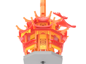 Printable Pagoda Model do druku 3D