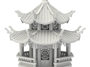 Printable Pagoda Model do druku 3D