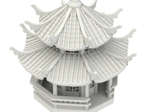 Pagode para impress&atilde;o Modelo de Impressão 3D
