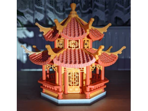 Pagode para impress&atilde;o Modelo de Impressão 3D