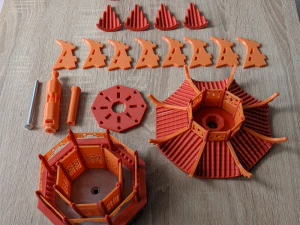 Pagode para impress&atilde;o Modelo de Impressão 3D