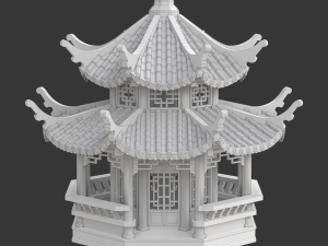 Printable Pagoda Model do druku 3D
