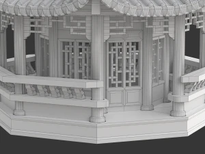 Pagode para impress&atilde;o Modelo de Impressão 3D