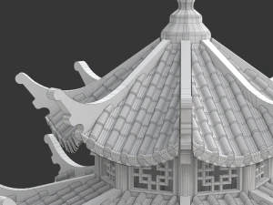 Pagode para impress&atilde;o Modelo de Impressão 3D