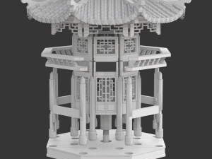 Pagode para impress&atilde;o Modelo de Impressão 3D