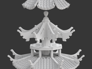 Printable Pagoda Model do druku 3D
