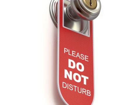 Do Not Disturb Door Hanger with Knob 3D Model