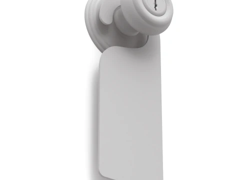 Do Not Disturb Door Hanger with Knob 3D Model