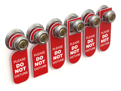 Do Not Disturb Door Hanger with Knob 3D Model